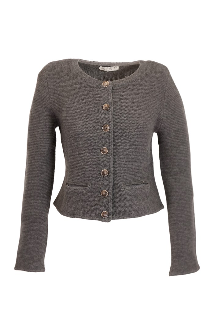 Strickweste KONSTANZE Grau