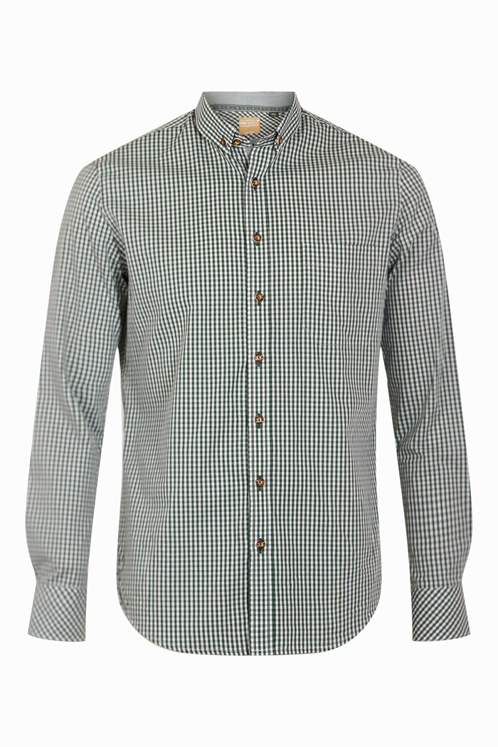 Karo-Hemd KARL modernfit Grün